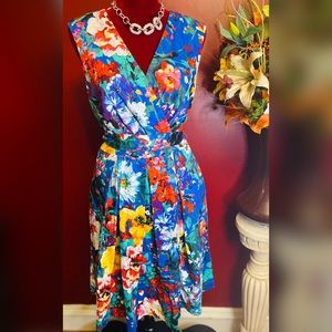 ✨Vintage Colorful Floral Dress✨
